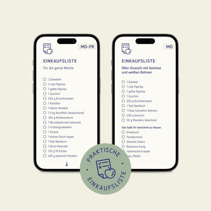 Planbar Lecker - Dein Rezepte Wochenplan für eine leckere und gesunde Ernährung im Alltag mit Kind